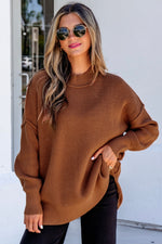 Ribbed Knit Oversized Sweater