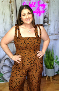 Leopard Wide Legged Jumpsuit