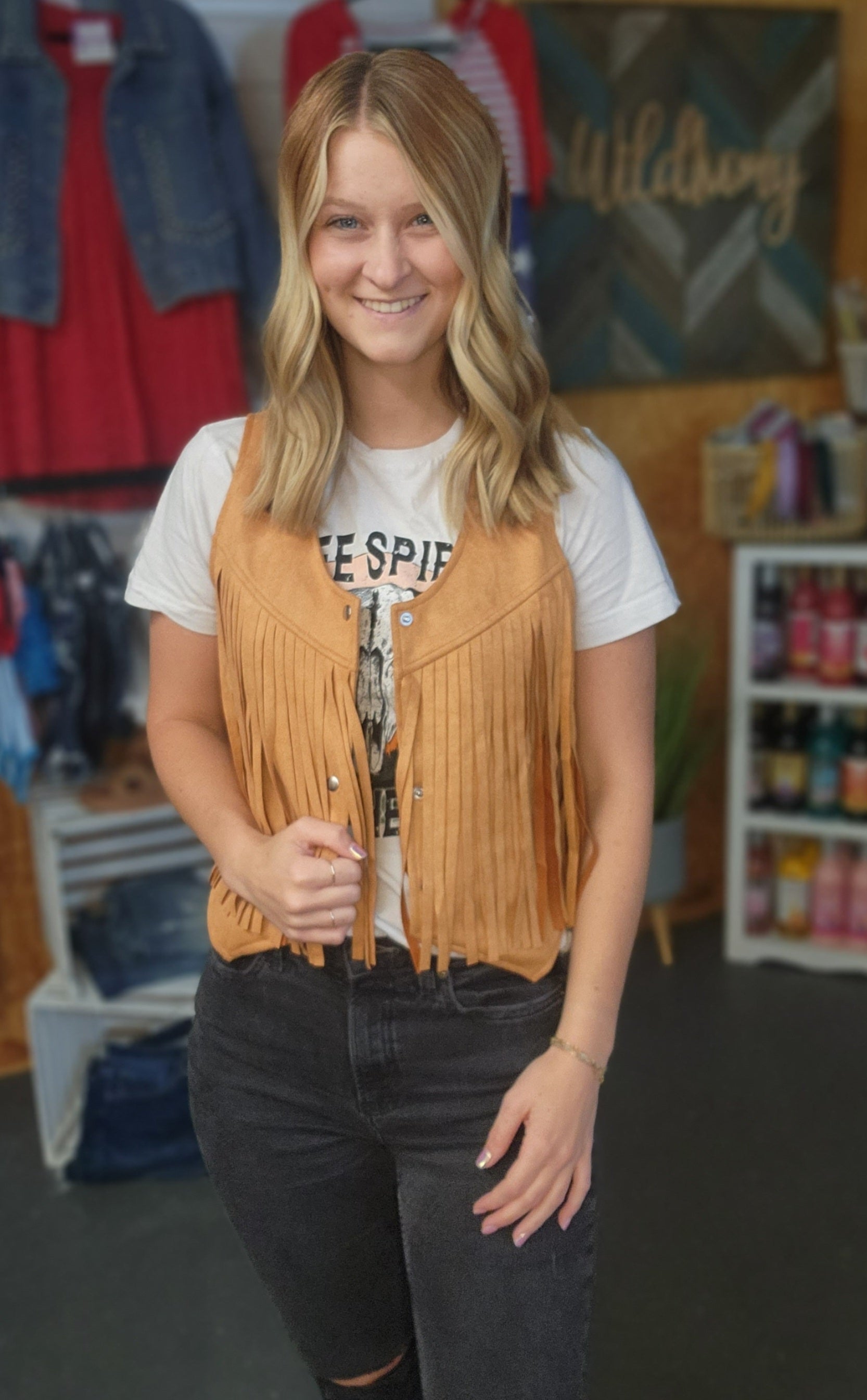 Fringed is the Way to Go Vest