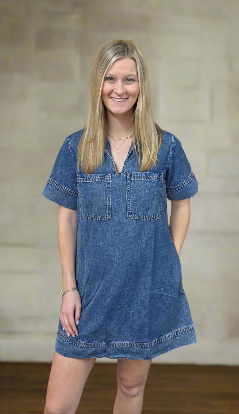Denim All Day Dress