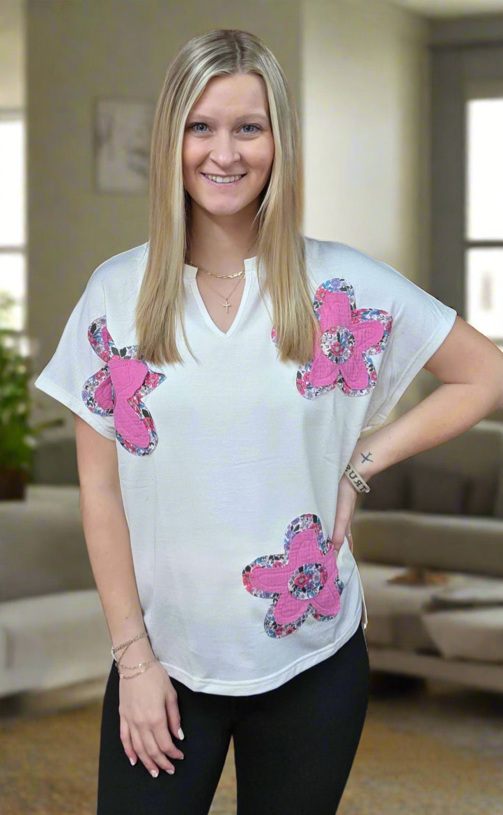 Flowers Are A Girls Best Friend Top