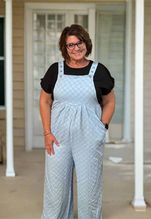 Check Out The Checkered Jumpsuit