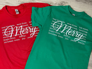 "Merry" Tee