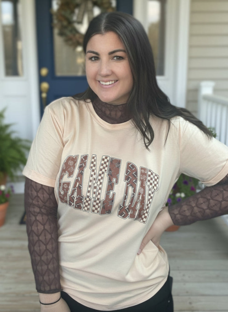 Patterned Mesh Top