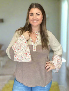 Flare Sleeve Unique Top