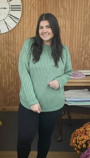 Hi-Low Two Toned Sweater