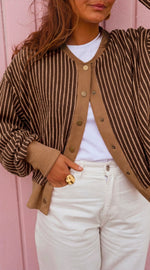 Valley Girl Striped Jacket