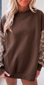 Cozy + Cute + Leopard Pullover