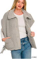 Zenana Oversized Faux Fur Vest