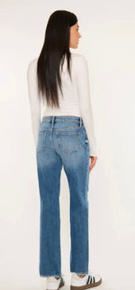 Kancan, Midrise Straight Leg Jeans K9421D