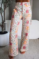 Make a Statement Patchwork Pants