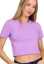 Zenana Cropped Tee <3 colors>