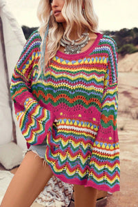 Pop of Color Sweater