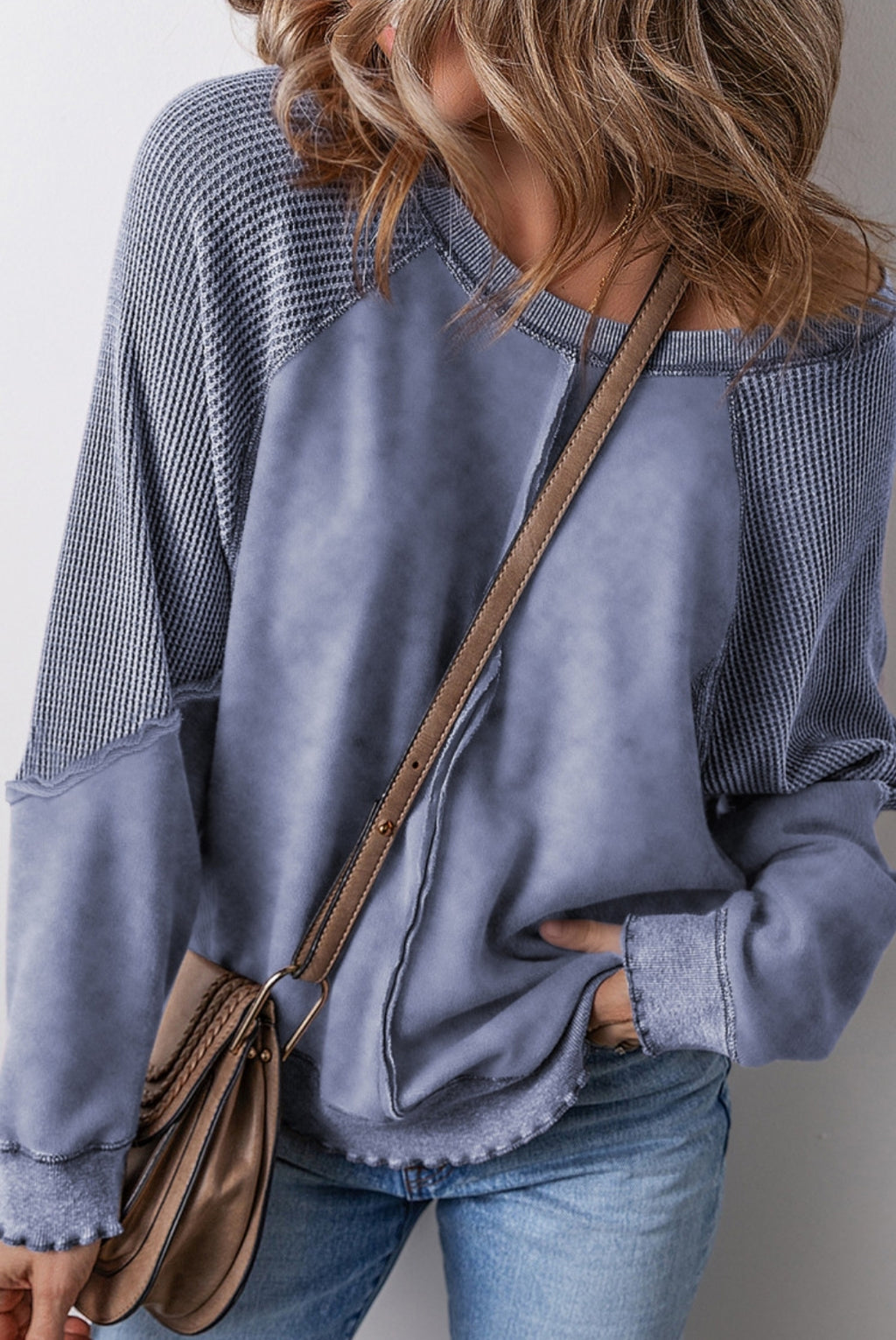 CURVY Softest Mineral Wash Pull Over <2 colors>