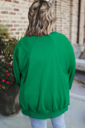 CURVY Gorgeous Green Top