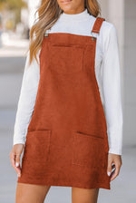 Everyone Needs A Cute Corduroy Overall Dress