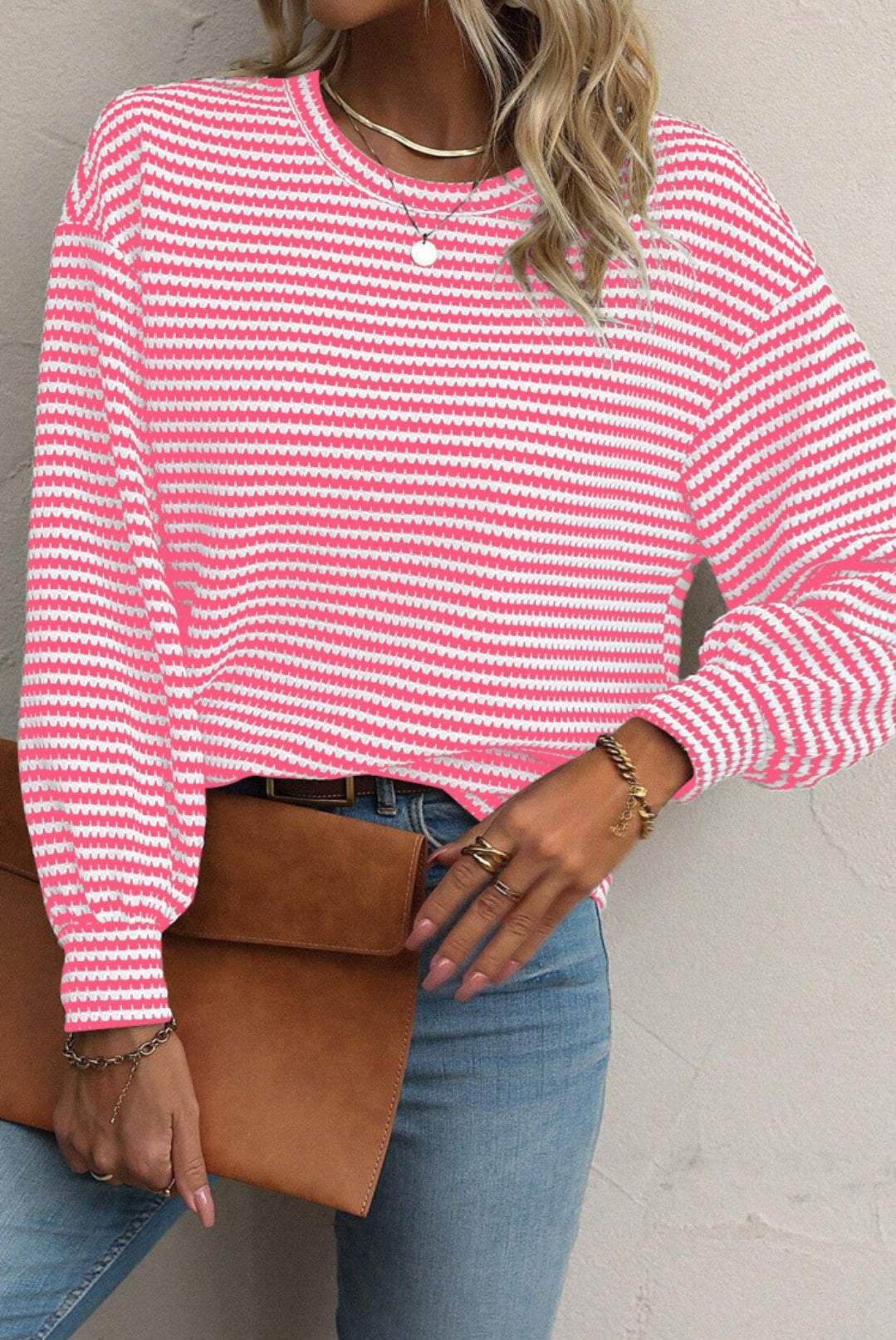 Grab N Go Simply Cute Stripped Top