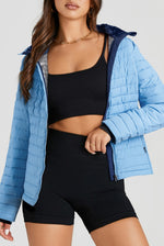 Quilted Zip Up Puffer Jacket