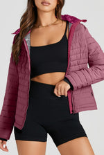 Quilted Zip Up Puffer Jacket