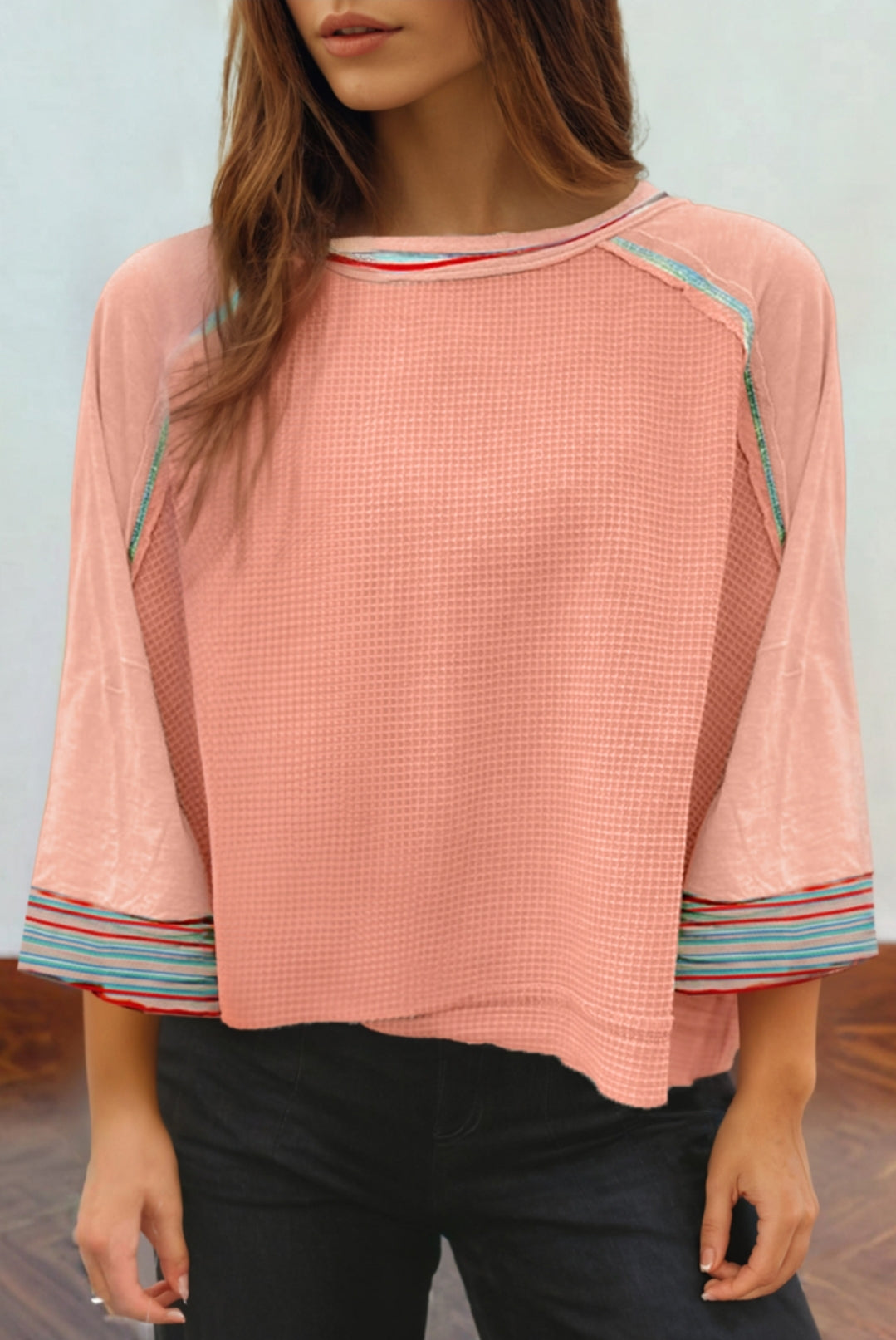 Raglan With A Wide Sleeve Top