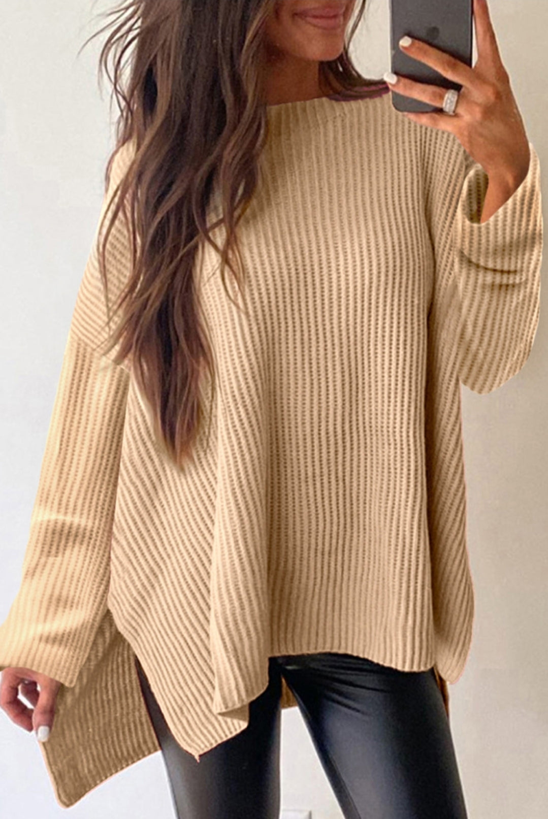 Loving The Side Slit Sweater