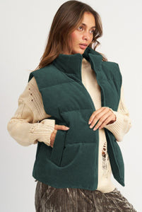 Corduroy Puffy Vest - Yes!!!