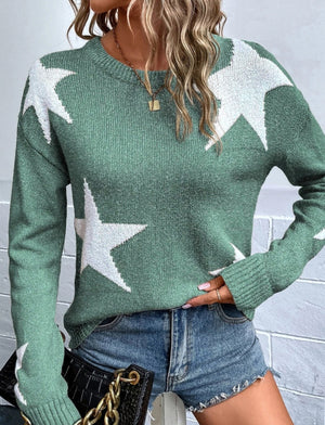 Bring On Sweater Weather Star Sweater