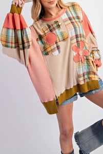 Patchwork At It's Finest Pullover