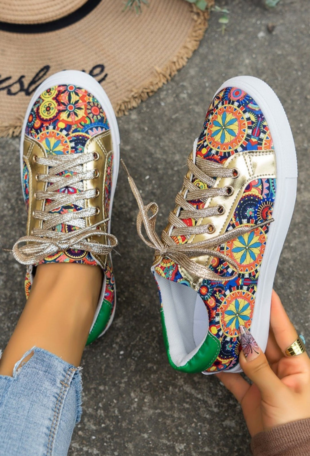 Golden Fun Sneakers