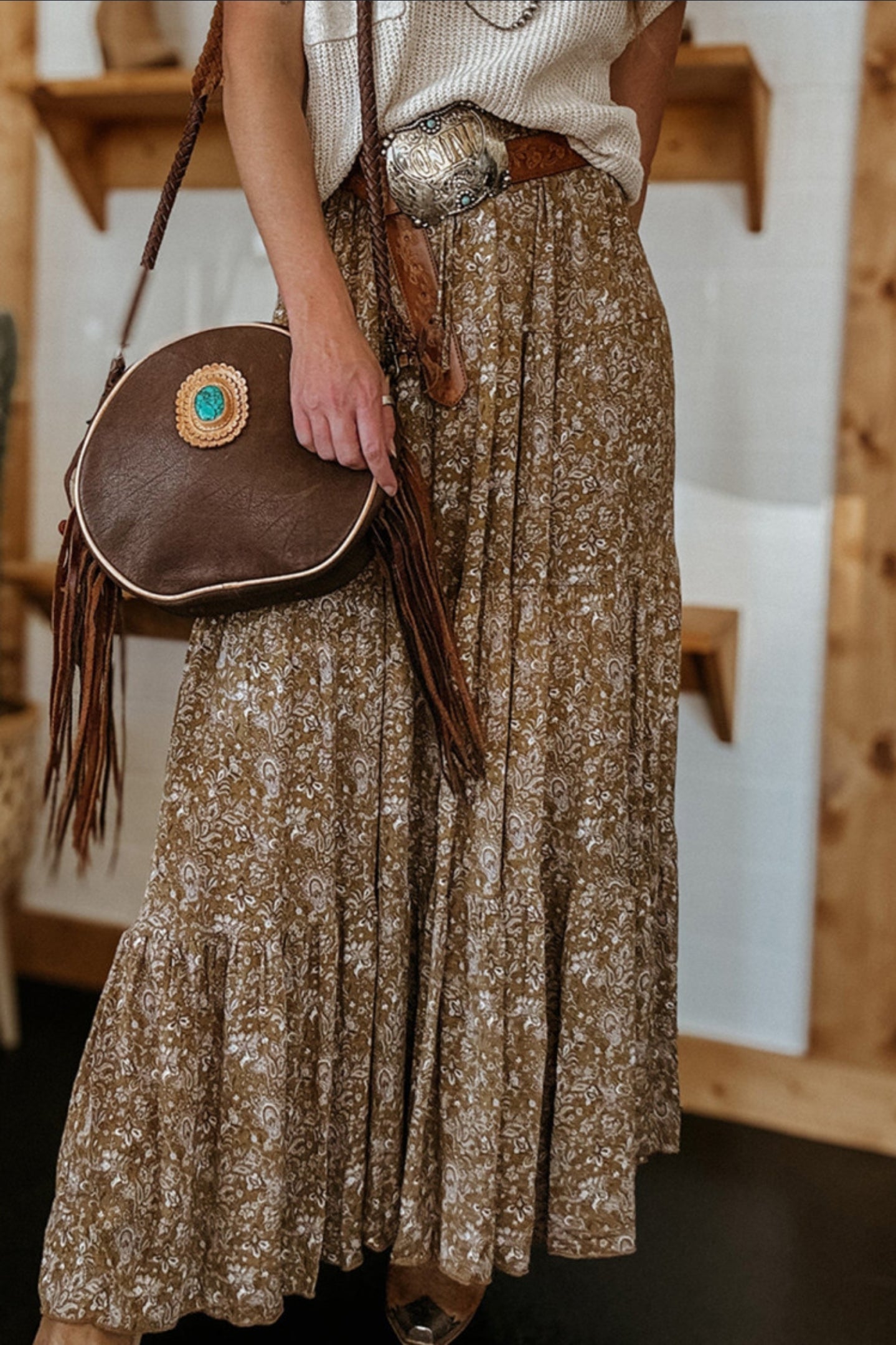 Fun Florals Maxi Skirt