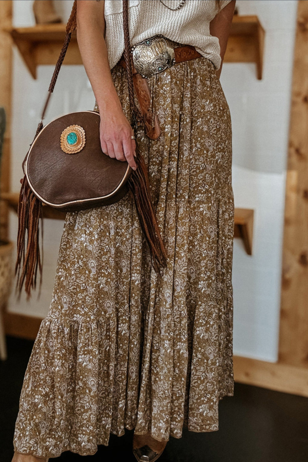 Fun Florals Maxi Skirt