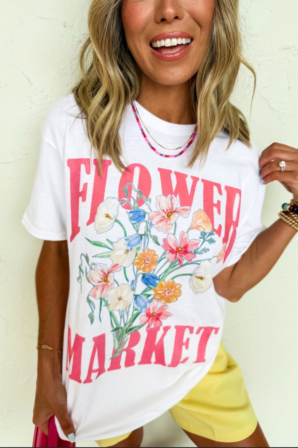 Flower Market Tee