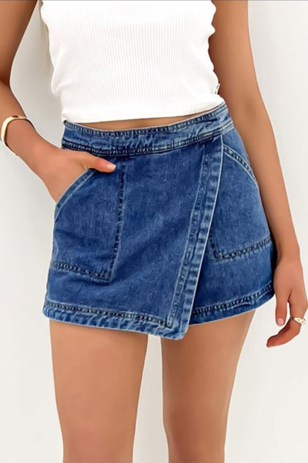 Give It A Wrap Skort
