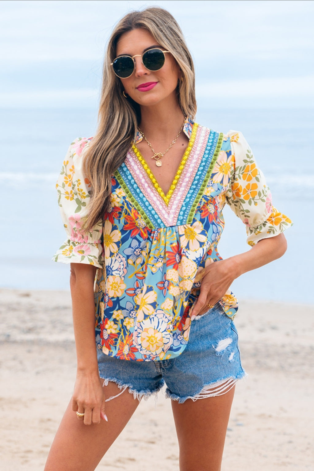 Give It Up For The Florals Top