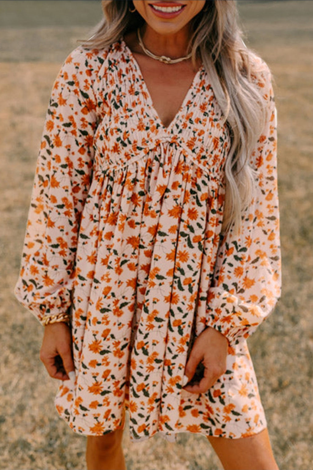 Fantastic Florals Babydoll Dress