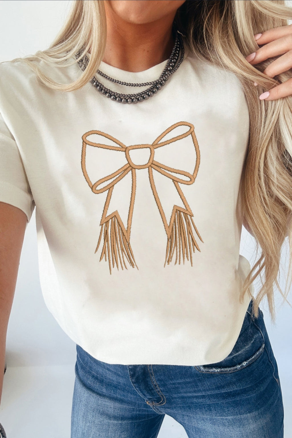 Western Bow Graphic Tee For The Win