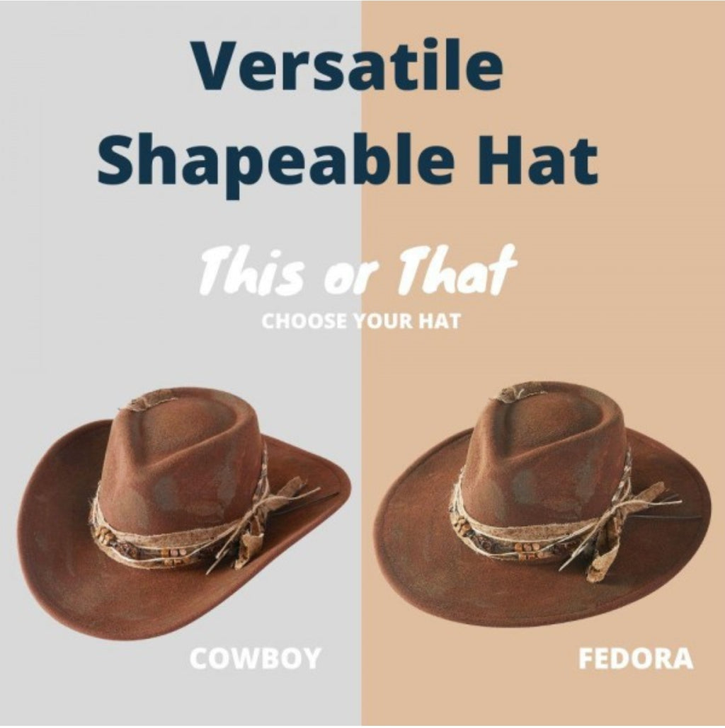 Versatile Shapeable Cowboy Hat