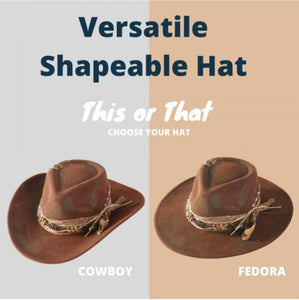 Versatile Shapeable Cowboy Hat