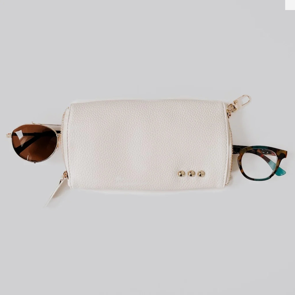Double Pouch Sunglasses Case