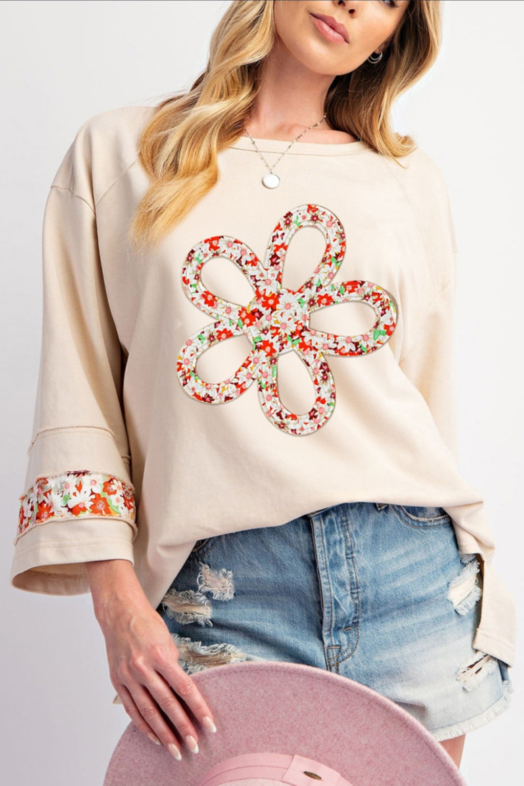 Pop Of Flower Top