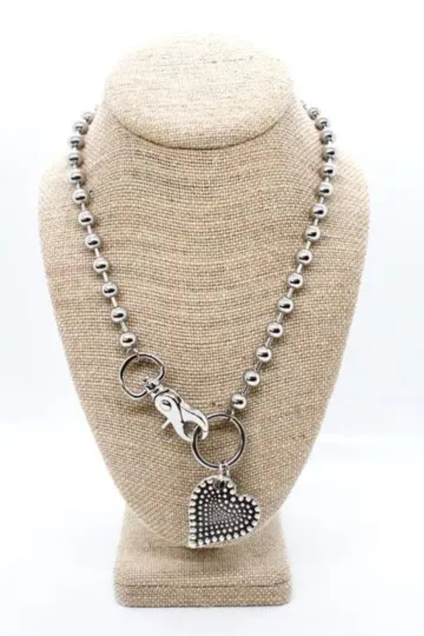 Dotted Heart Necklace