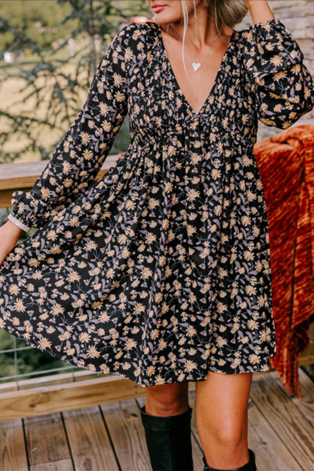 Fantastic Florals Babydoll Dress