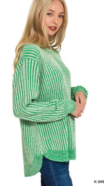 Hi-Low Two Toned Sweater