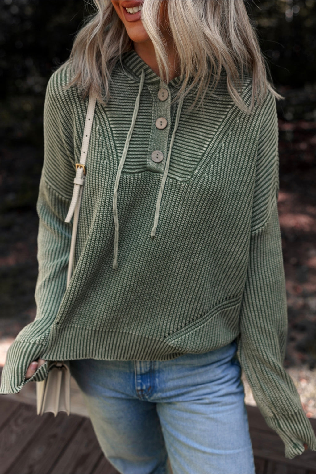 Mist Green For The Win Sweater