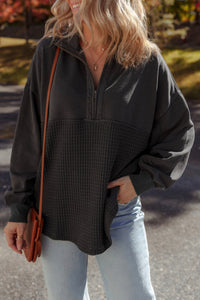 Gray Skies Waffle Knit Top