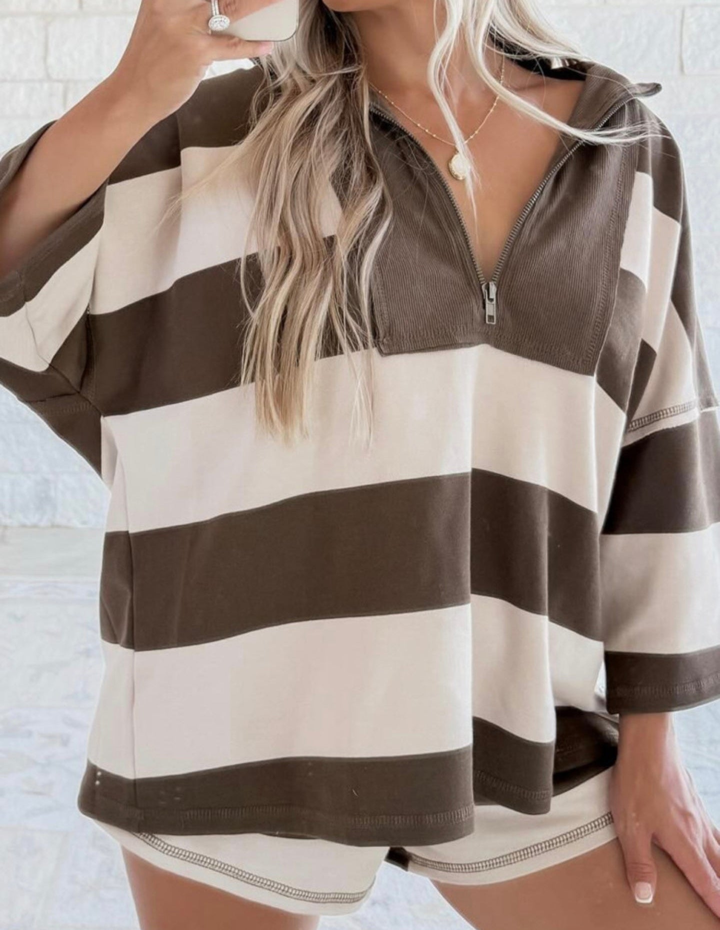 Well, Well, Well Cutie Striped Pullover