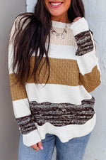 Bring On All The Textures & Stripes Sweater