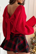 Bow Elegance Sweater