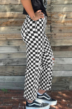 When Checks Make You Happy Cropped Pants