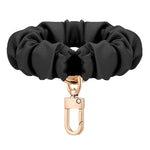 Elastic Scrunchie Keychain Wristlet